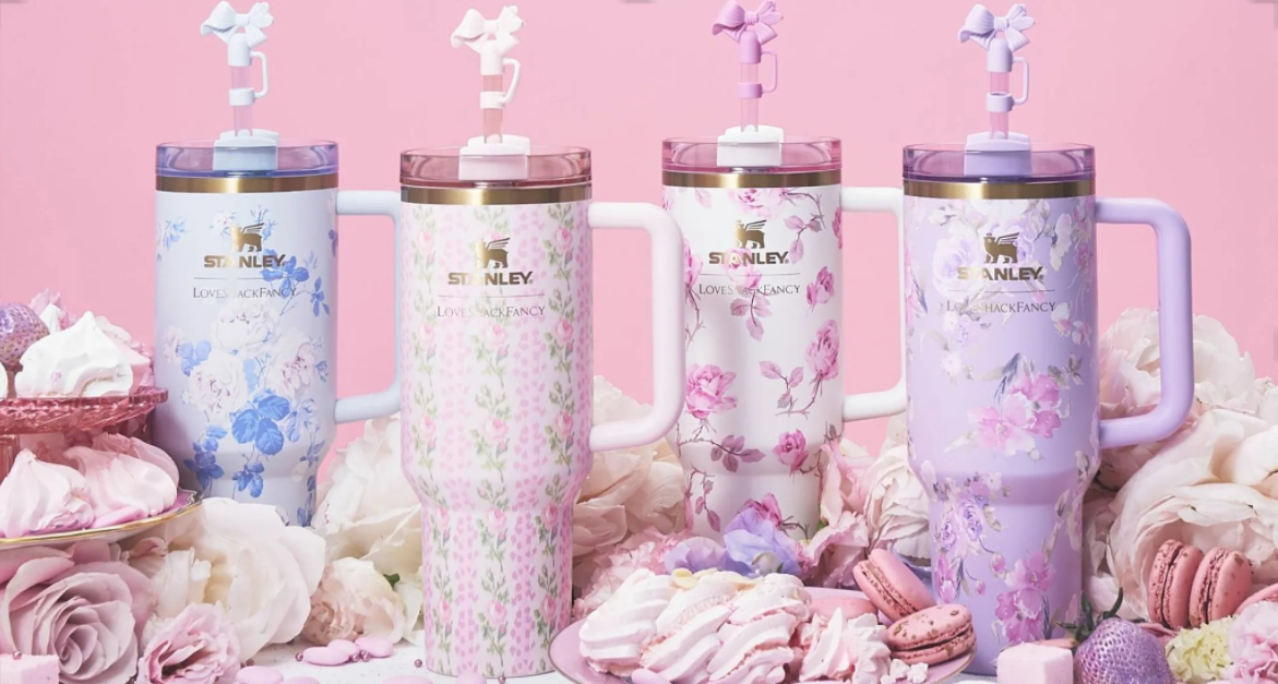Stanley Tumbler 40 oz (Love Shack Blooming Heirloom)